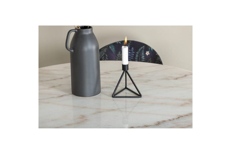 Rund Matgrupp Estelle Svart, Vault - Grön - Utemöbler - Utegrupp - Matgrupp utomhus