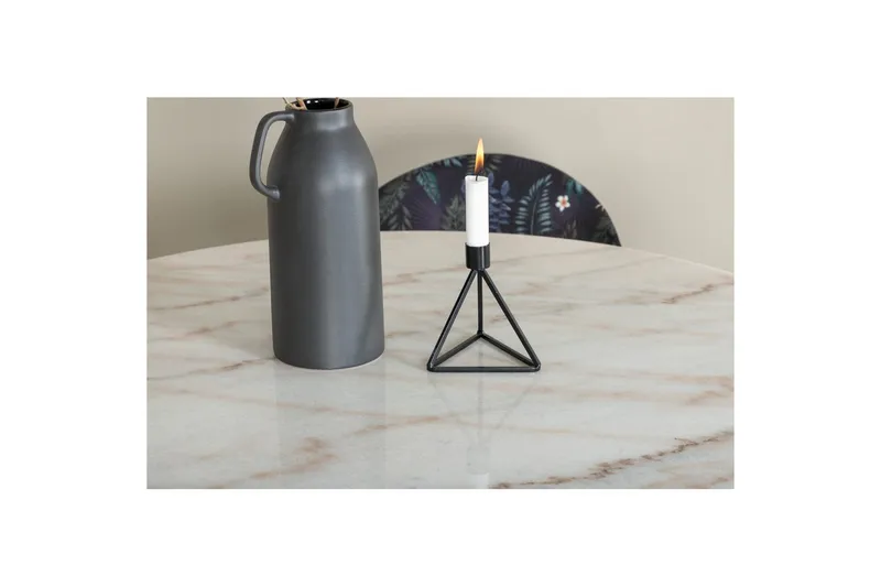 Rund Matgrupp Estelle Svart, Vault - Grön - Utemöbler - Utegrupp - Matgrupp utomhus