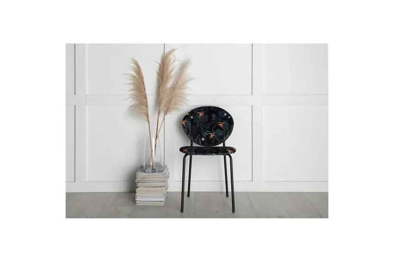 Rund Matgrupp Estelle Svart, Vault - Grön - Utemöbler - Utegrupp - Matgrupp utomhus