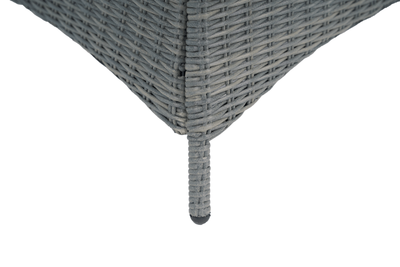 Rund matgrupp utomhus | 4 stolar | Dynor ingår | Jacksonville grå - Utemöbler - Utegrupp - Matgrupp utomhus