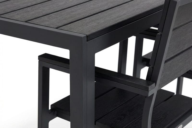 Siri Matgrupp utomhus 150 cm med 4 Tunis Aintwood Stolar - Utemöbler - Utegrupp - Matgrupp utomhus