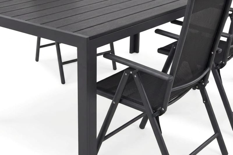Siri Matgrupp utomhus 205 cm med 6 Maggie Positionsstolar - Utemöbler - Utegrupp - Matgrupp utomhus