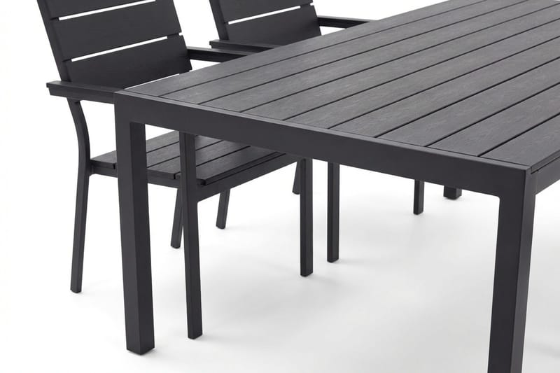 Siri Matgrupp utomhus 205 cm med 6 Tunis Aintwood Stolar - Utemöbler - Utegrupp - Matgrupp utomhus