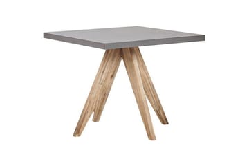 Trädgårdsmöbelset Olbia med fyrkantigt betongbord - Utemöbler - Utegrupp - Matgrupp utomhus