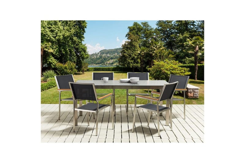 Trädgårdsmatgrupp Cosoleto/Grosseto 6-Sits - 6-Sits - Utemöbler - Utegrupp - Matgrupp utomhus