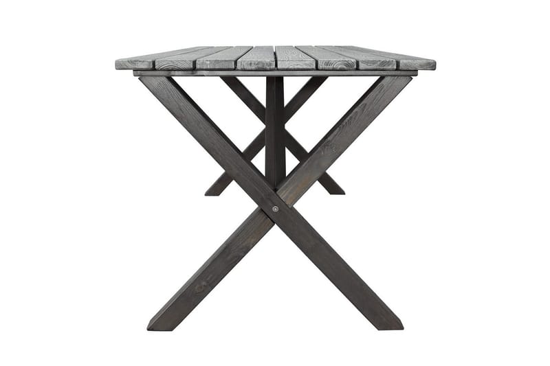 Utomhusmöbelgrupp 150 cm Bord & 4 Belize naturell stolar Grå - Grå - Utemöbler - Utegrupp - Matgrupp utomhus