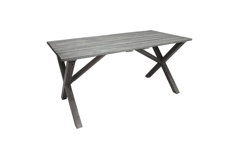 Utomhusmöbelgrupp 150 cm Bord & 4 Merida naturell stolar Grå - Grå - Utemöbler - Utegrupp - Matgrupp utomhus