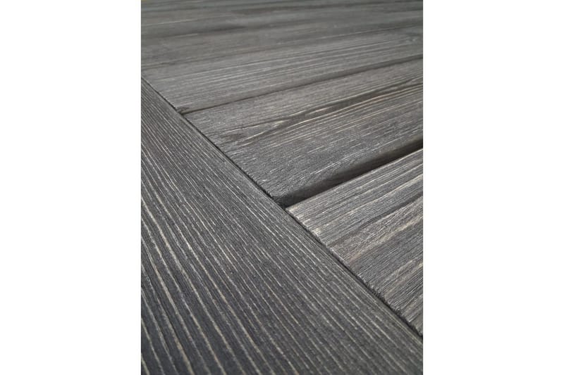 Utomhusmöbelgrupp 220 cm bord & 6 Merida naturell stolar Grå - Grå - Utemöbler - Utegrupp - Matgrupp utomhus