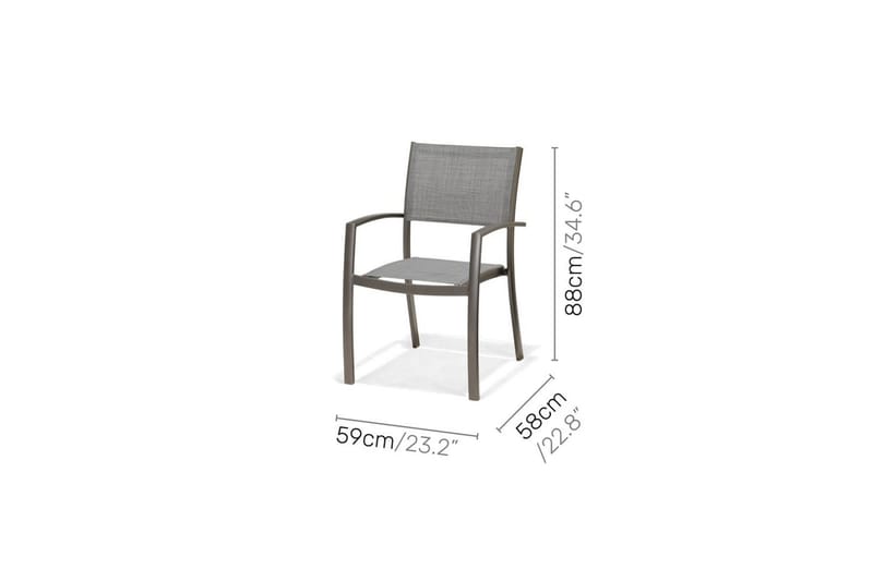 Utomhusmöbelgrupp Lifestyle Garden Solana 163 cm 4 carverstolar + 2 pos. fotölj - 4 carverstolar + 2 pos. fotölj - Utemöbler - Utegrupp - Matgrupp utomhus