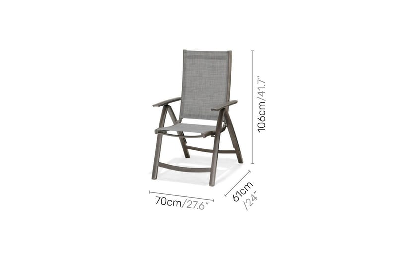 Utomhusmöbelgrupp Lifestyle Garden Solana 163 cm 4 carverstolar + 2 pos. fotölj - 4 carverstolar + 2 pos. fotölj - Utemöbler - Utegrupp - Matgrupp utomhus
