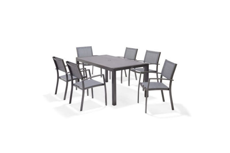 Utomhusmöbelgrupp Lifestyle Garden Solana 163 cm 6 carverstolar, 6 carverstolar