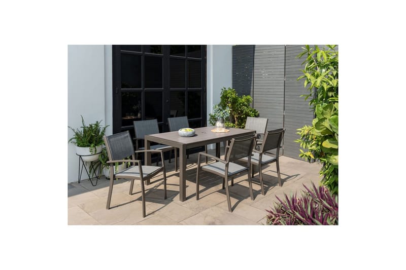 Utomhusmöbelgrupp Lifestyle Garden Solana 163 cm 6 carverstolar - 6 carverstolar - Utemöbler - Utegrupp - Matgrupp utomhus
