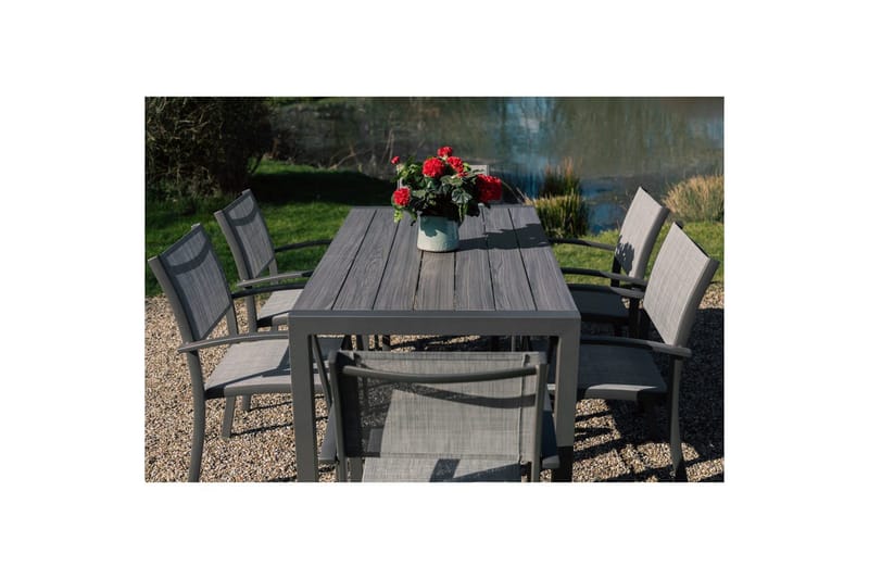 Utomhusmöbelgrupp Lifestyle Garden Solana 163 cm 6 carverstolar - 6 carverstolar - Utemöbler - Utegrupp - Matgrupp utomhus
