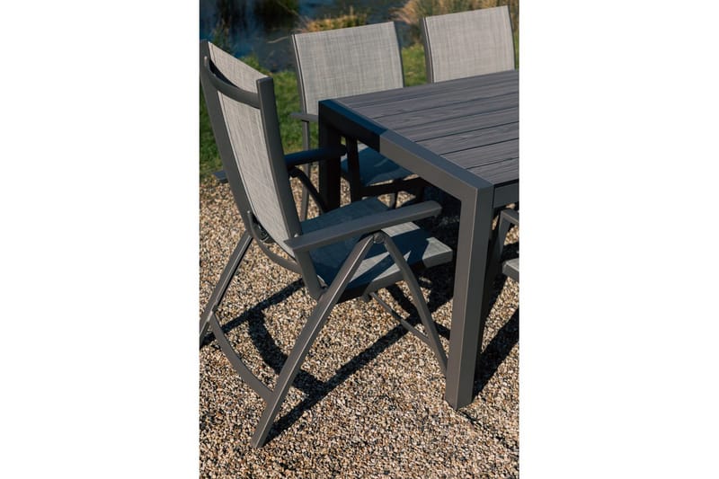 Utomhusmöbelgrupp Lifestyle Garden Solana 201 cm 6 carverstolar + 2 pos. fotölj - 6 carverstolar + 2 pos. fotölj - Utemöbler - Utegrupp - Matgrupp utomhus