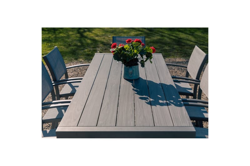 Utomhusmöbelgrupp Lifestyle Garden Solana 201 cm 6 carverstolar - 6 carverstolar - Utemöbler - Utegrupp - Matgrupp utomhus