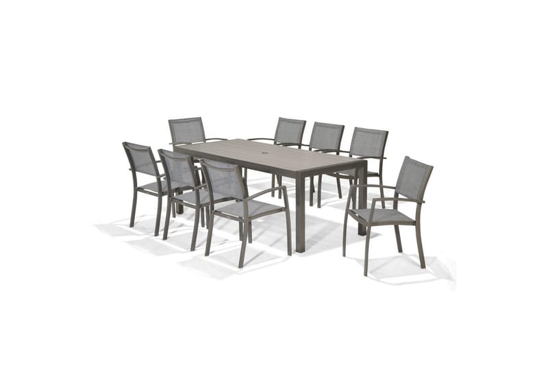 Utomhusmöbelgrupp Lifestyle Garden Solana 201 cm 8 carverstolar - 8 carverstolar - Utemöbler - Utegrupp - Matgrupp utomhus