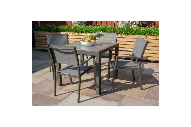 Utomhusmöbelgrupp Lifestyle Garden Solana 88 cm 4 carverstolar - 4 carverstolar - Utemöbler - Utegrupp - Matgrupp utomhus