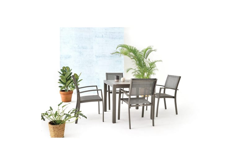 Utomhusmöbelgrupp Lifestyle Garden Solana 88 cm 4 carverstolar - 4 carverstolar - Utemöbler - Utegrupp - Matgrupp utomhus