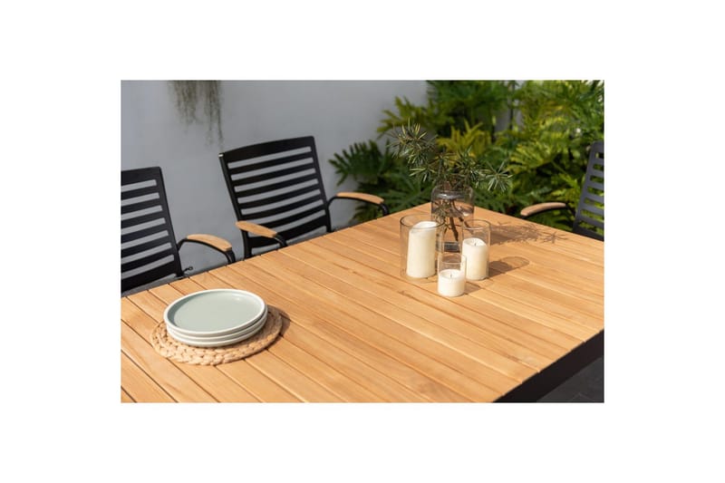 Utomhusmöbelgrupp Lifestyle Garden Portals 161 cm 4 carverstolar - 4 carverstolar - Utemöbler - Utegrupp - Matgrupp utomhus