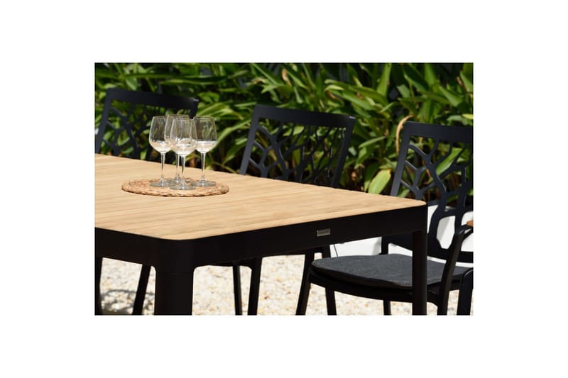 Utomhusmöbelgrupp Lifestyle Garden Portals 209 cm 5 trädskärarstolar + bänk - 5 trädskärarstolar + bänk - Utemöbler - Utegrupp - Matgrupp utomhus