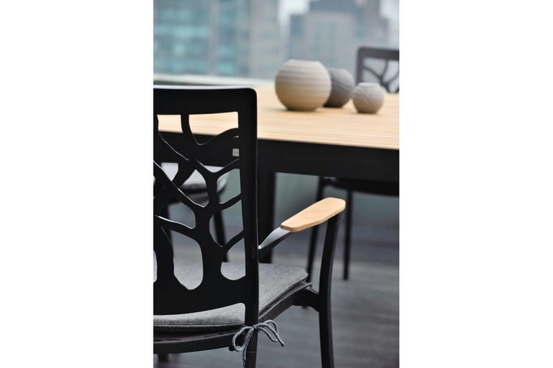 Utomhusmöbelgrupp Lifestyle Garden Portals 161 cm 6 trädskärarstolar - 6 trädskärarstolar - Utemöbler - Utegrupp - Matgrupp utomhus