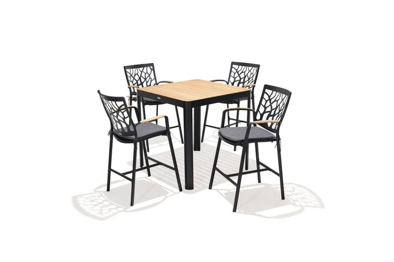 Utomhusmöbelgrupp Lifestyle Garden Portals bar bord 95 & 4 bar stol, undefined