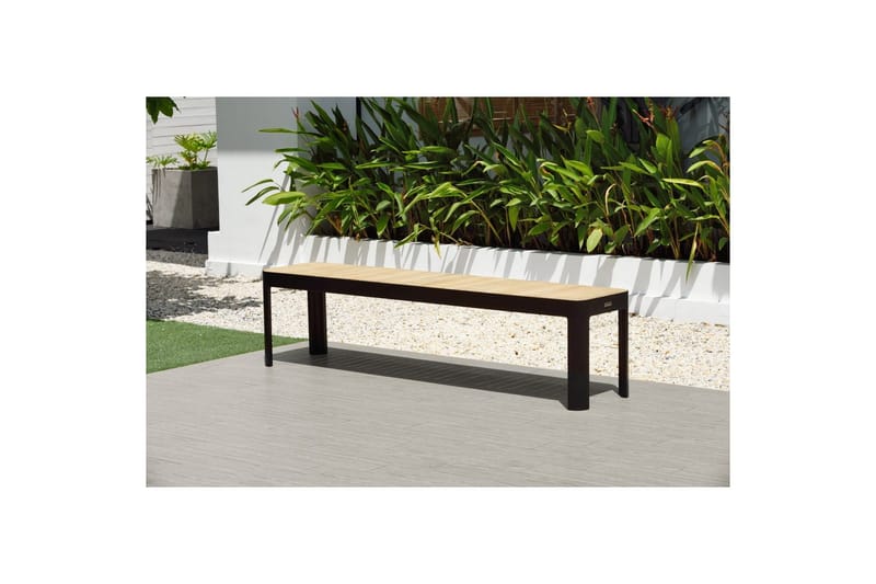 Utomhusmöbelgrupp Lifestyle Garden Portals 209 cm 5 lite carverstolar + bänk - 5 lite carverstolar + bänk - Utemöbler - Utegrupp - Matgrupp utomhus