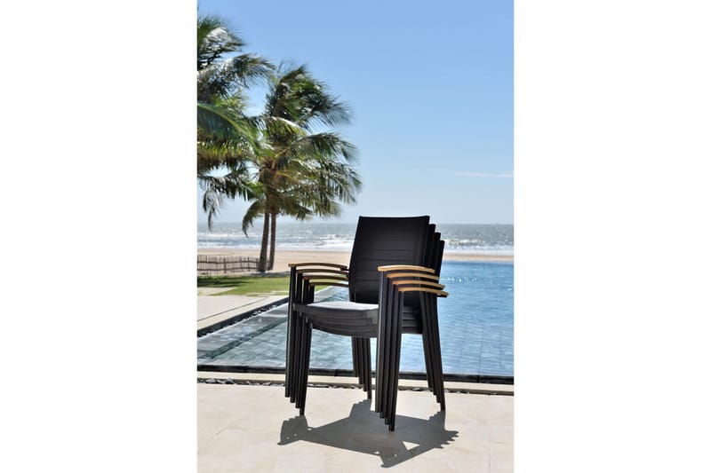 Utomhusmöbelgrupp Lifestyle Garden Portals 161 cm 4 lite carverstolar - 4 lite carverstolar - Utemöbler - Utegrupp - Matgrupp utomhus