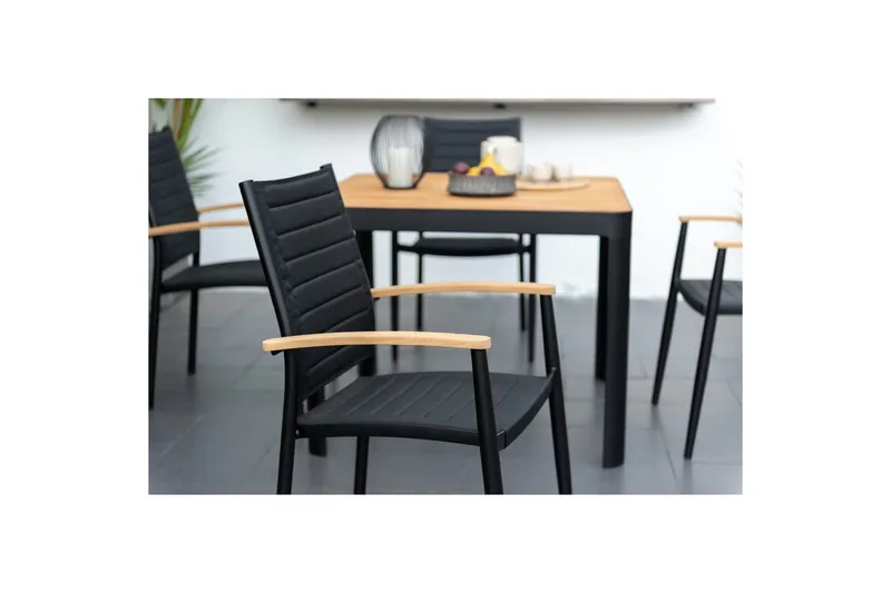 Utomhusmöbelgrupp Lifestyle Garden Portals 95 cm 4 lite carverstolar - 4 lite carverstolar - Utemöbler - Utegrupp - Matgrupp utomhus