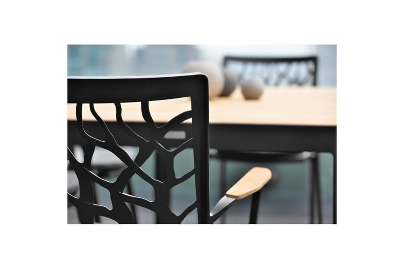 Utomhusmöbelgrupp Lifestyle Garden Portals 161 cm 6 trädskärarstolar - 6 trädskärarstolar - Utemöbler - Utegrupp - Matgrupp utomhus