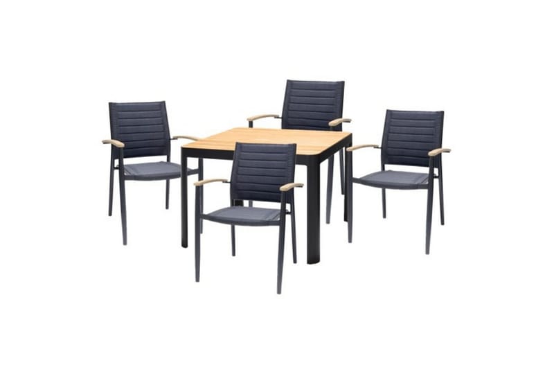 Utomhusmöbelgrupp Lifestyle Garden Portals 95 cm 4 lite carverstolar - 4 lite carverstolar - Utemöbler - Utegrupp - Matgrupp utomhus