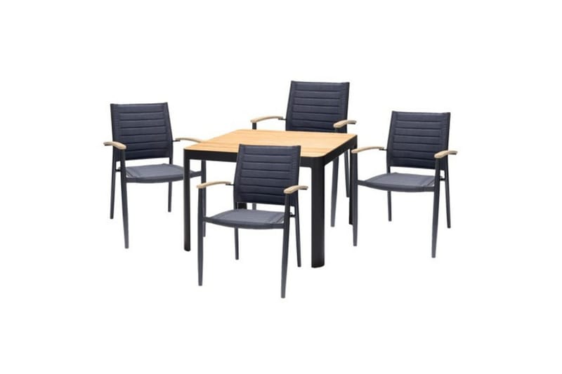 Utomhusmöbelgrupp Lifestyle Garden Portals 95 cm 4 lite carverstolar, 4 lite carverstolar