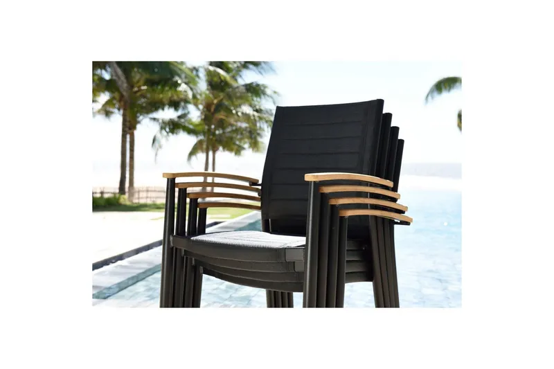 Utomhusmöbelgrupp Lifestyle Garden Portals 95 cm 4 lite carverstolar - 4 lite carverstolar - Utemöbler - Utegrupp - Matgrupp utomhus