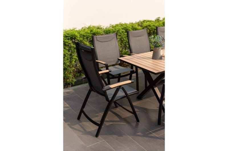 Utomhusmöbelgrupp Lifestyle Garden Panama 200 cm 6 stapelbarfotölj + 2 pos. fotölj - 6 stapelbarfotölj + 2 pos. fotölj - Utemöbler - Utegrupp - Matgrupp utomhus