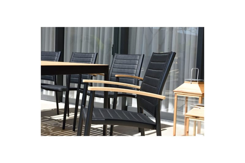 Utomhusmöbelgrupp Lifestyle Garden Portals 209 cm 6 lite carverstolar - 6 lite carverstolar - Utemöbler - Utegrupp - Matgrupp utomhus