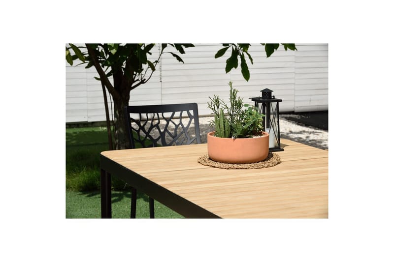 Utomhusmöbelgrupp Lifestyle Garden Portals 161 cm 4 trädskärarstolar + bänk - 4 trädskärarstolar + bänk - Utemöbler - Utegrupp - Matgrupp utomhus