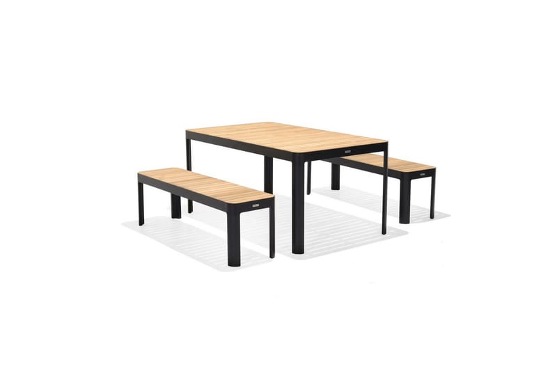 Utomhusmöbelgrupp Lifestyle Garden Portals 161 cm 2 bänkar, 2 bänkar