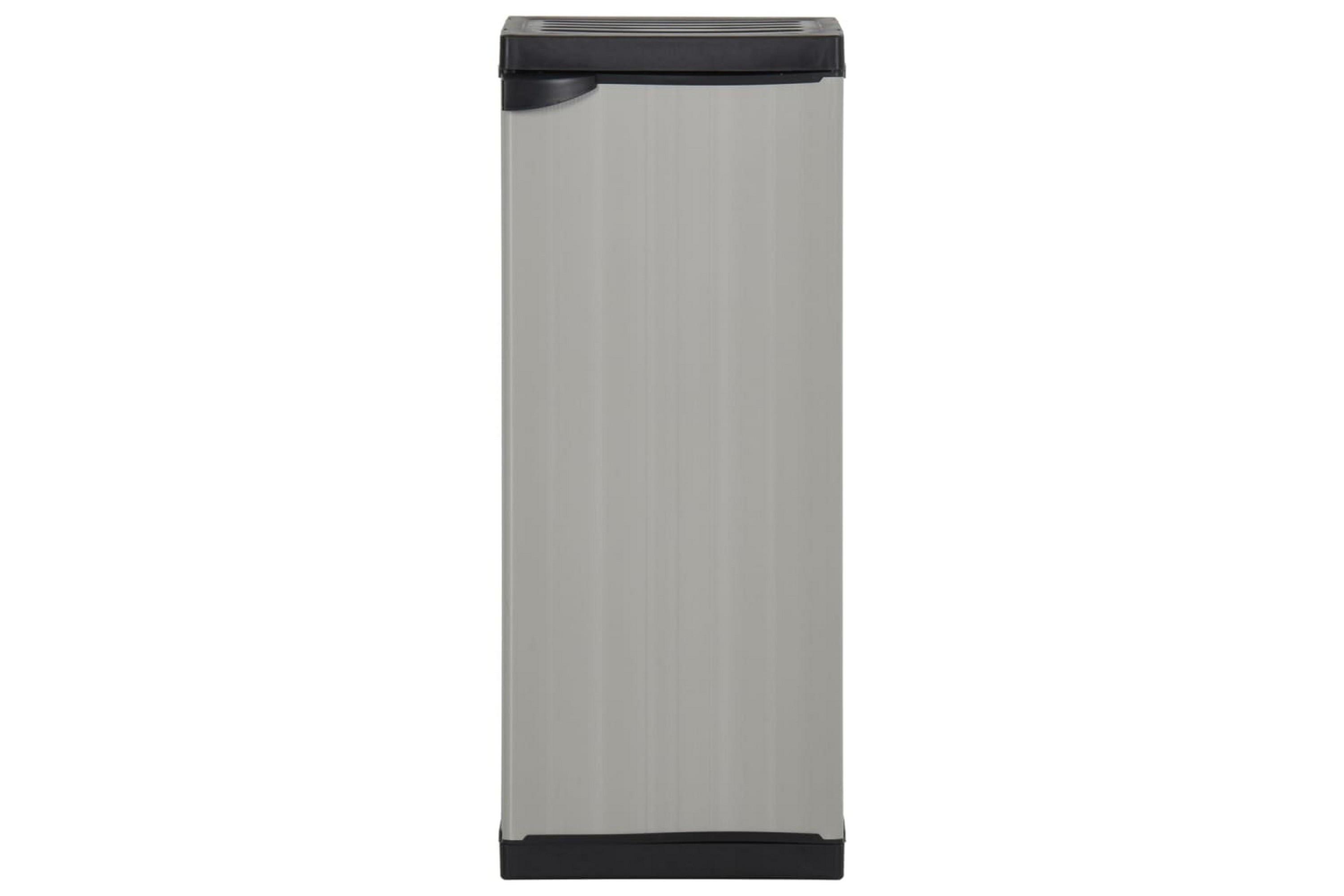 beBasic Trädgårdsskåp med 1 hylla grå och svart 35x40x85 cm - Grey 340982