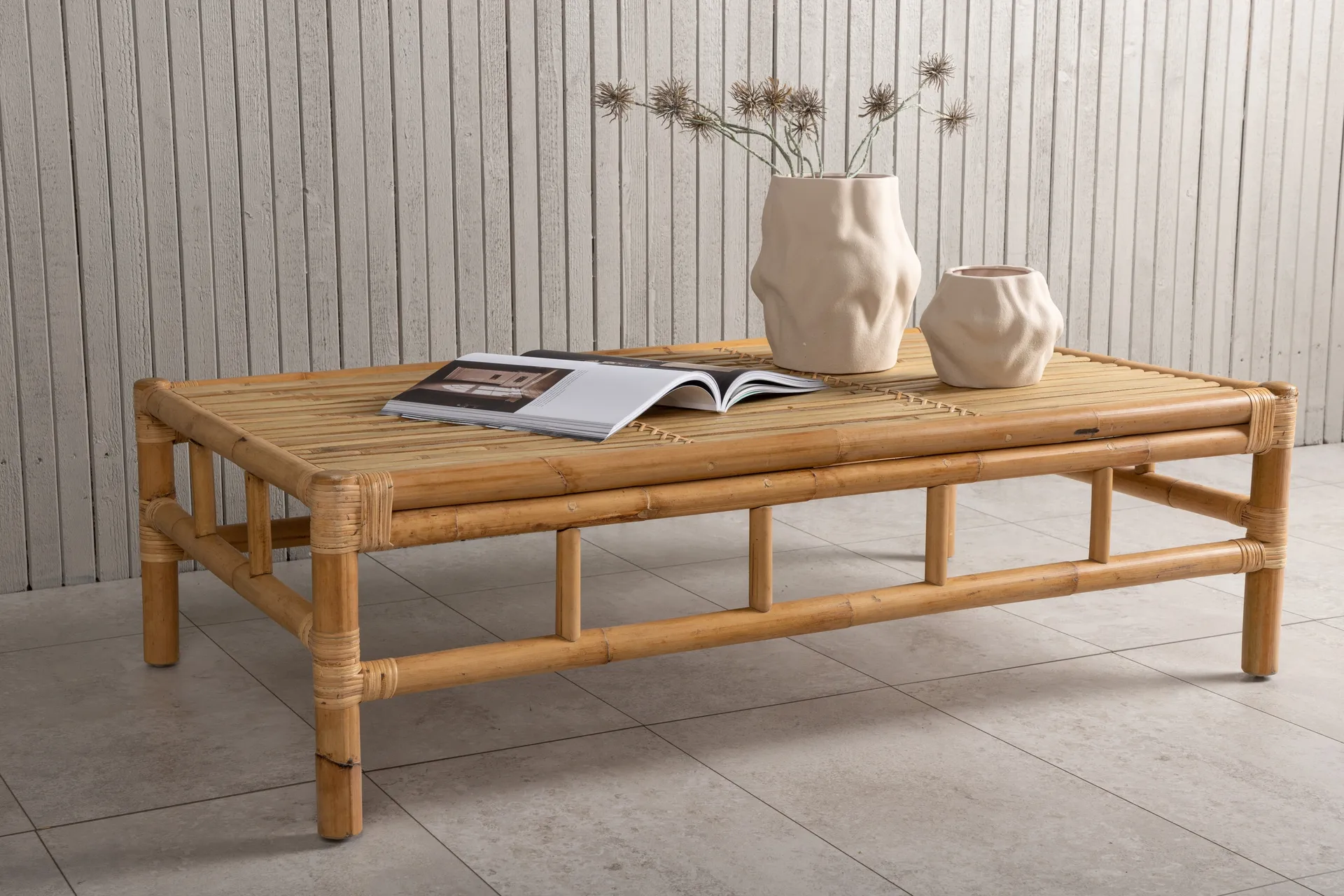 Alternativ bild 1 för Venture Design, Cane soffbord 70x120 cm Bambu