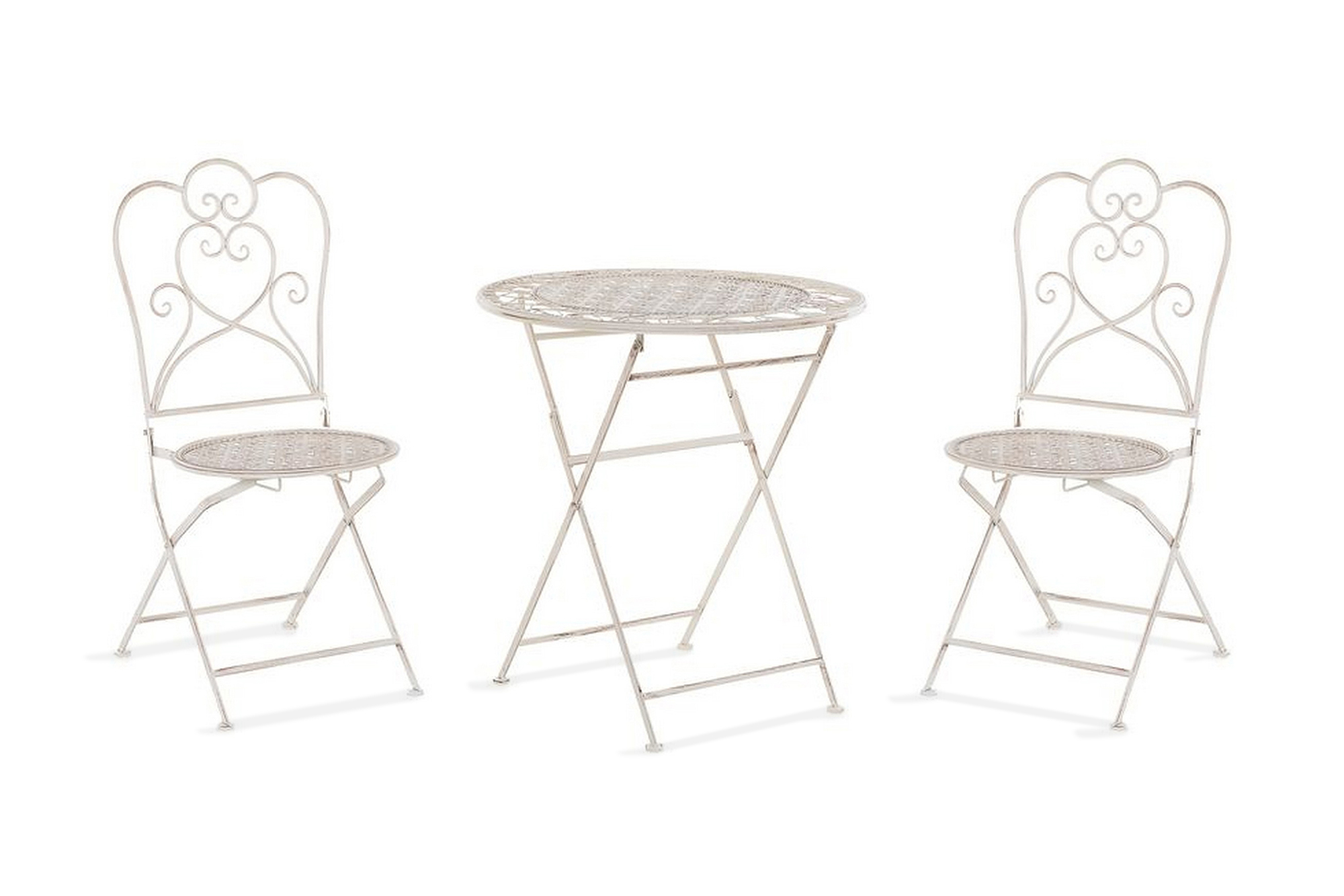 REA/Black Friday Hubscher Balkongset - Beige Cafeset Metall