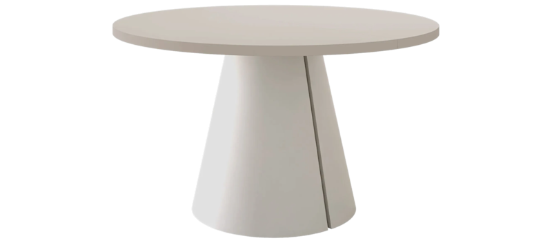 Aurion Matbord rund förlängningsbart 100-174 cm, beige