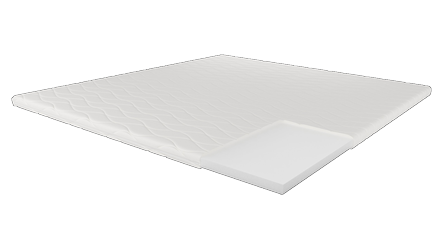 HVILA Bäddmadrass 160x200 cm – 7 cm Mjuk/Medium Memoryskum, Tryckavlastande med Tvättbar Klädsel, undefined