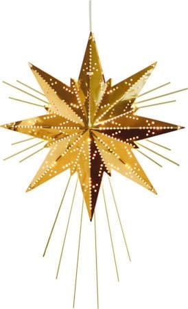 Adventsstjärna metall