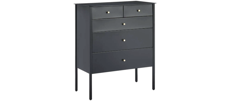 Benjamin Byrå 75 cm, Svart