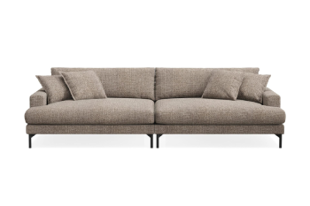 Brun soffa