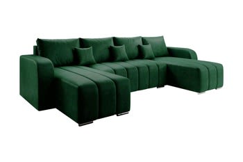 Grön bäddsoffa