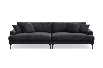 Svart soffa