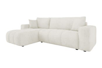 Vit bäddsoffa