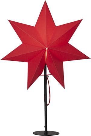 Adventsstjärna röd